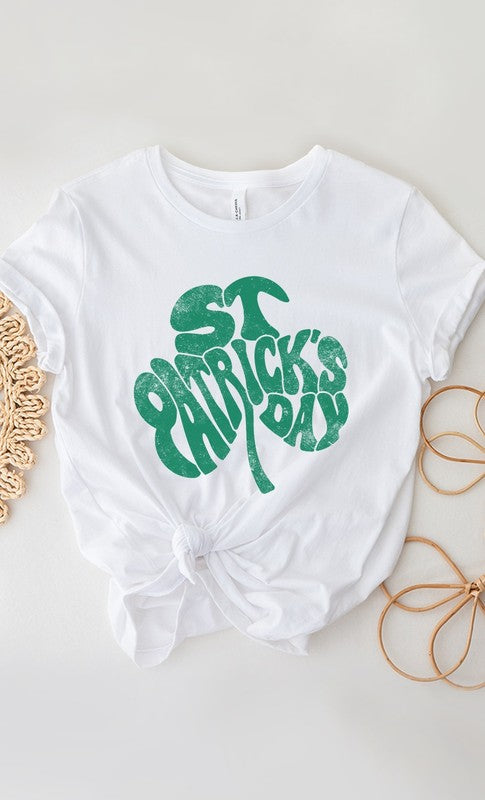 St Patricks Day Lucky Shamrock Graphic Tee