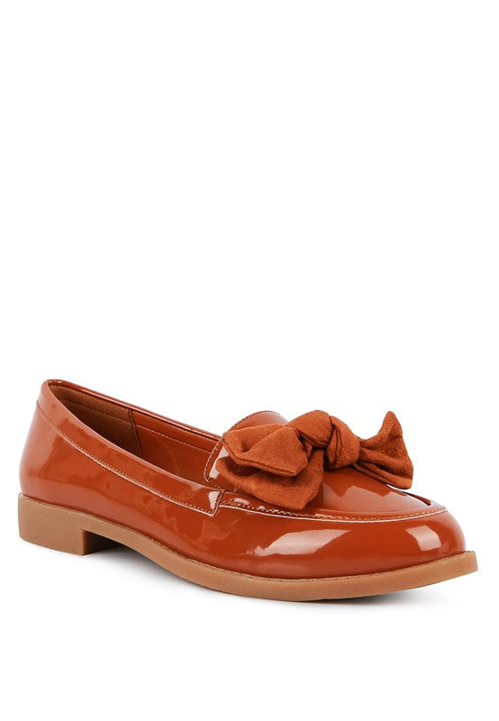 BOWBERRY BOW-TIE PATENT LOAFERS - shoes - Wild Willows Boutique - Massapequa, NY, affordable and fashionable clothing for women of all ages. Bottoms, tops, dresses, intimates, outerwear, sweater, shoes, accessories, jewelry, active wear, and more // Wild Willow Boutique.