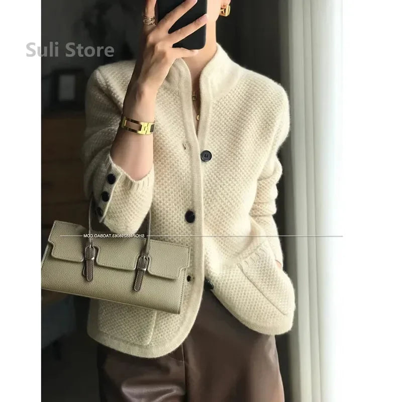 Autumn Winter New Thickened  Cardigan Jacket