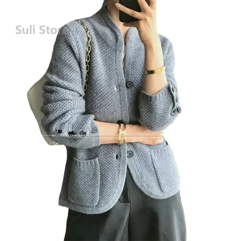 Autumn Winter New Thickened  Cardigan Jacket