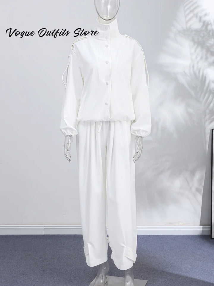 Loose Jacket Pants Set