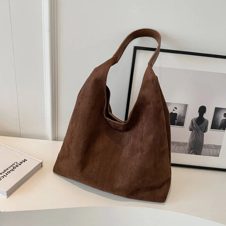Suede Shoulder Bag