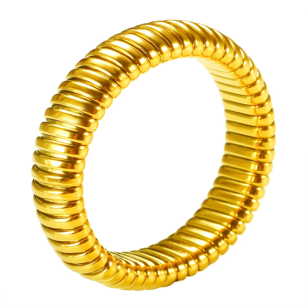 Gold Color Stainless Steel Ring