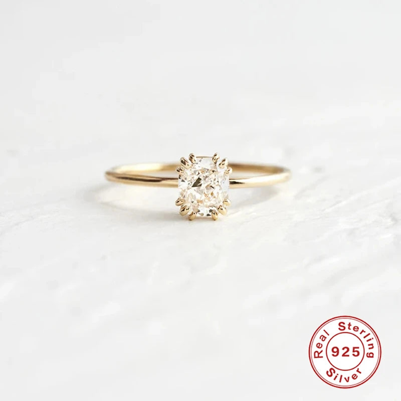 ROXI Elegant Geometry Gemstones Ring for Women
