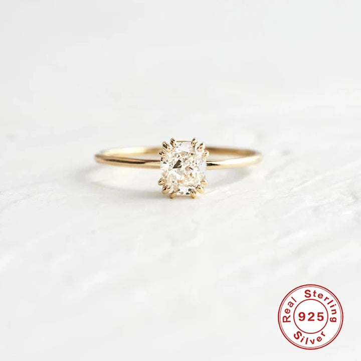 ROXI Elegant Geometry Gemstones Ring for Women