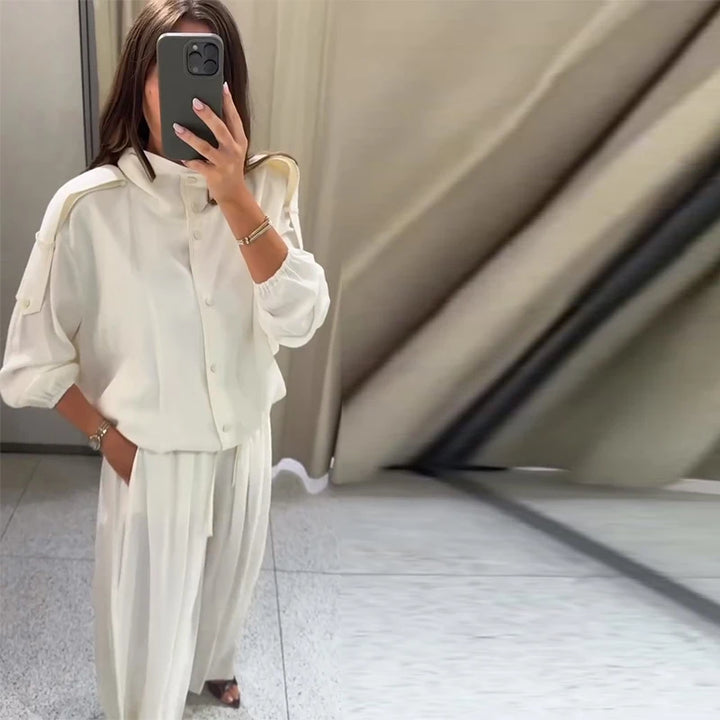 Loose Jacket Pants Set