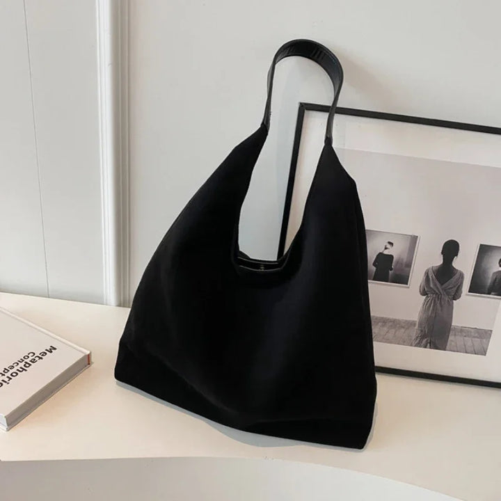Suede Shoulder Bag