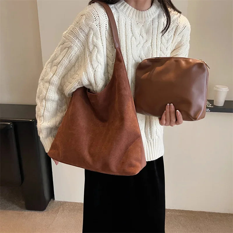 Suede Shoulder Bag