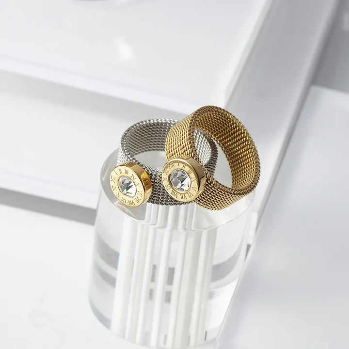 Gold Color Stainless Steel Ring