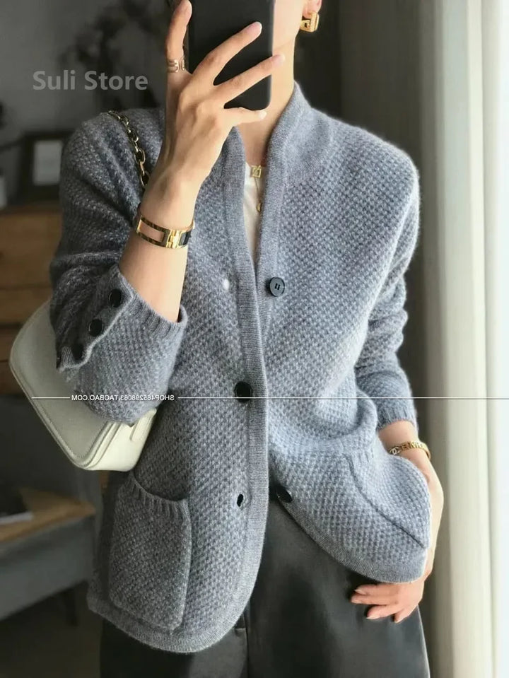 Autumn Winter New Thickened  Cardigan Jacket
