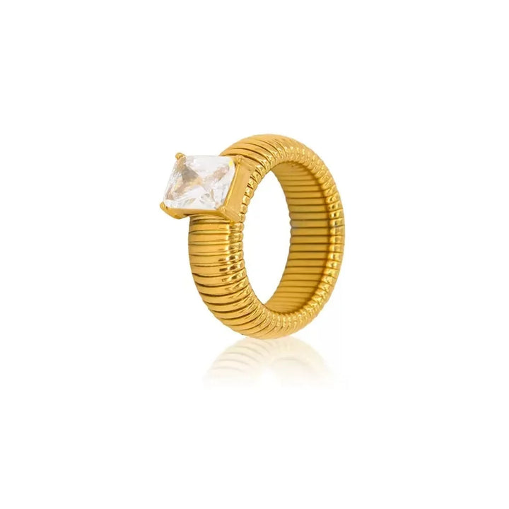 Gold Color Stainless Steel Ring