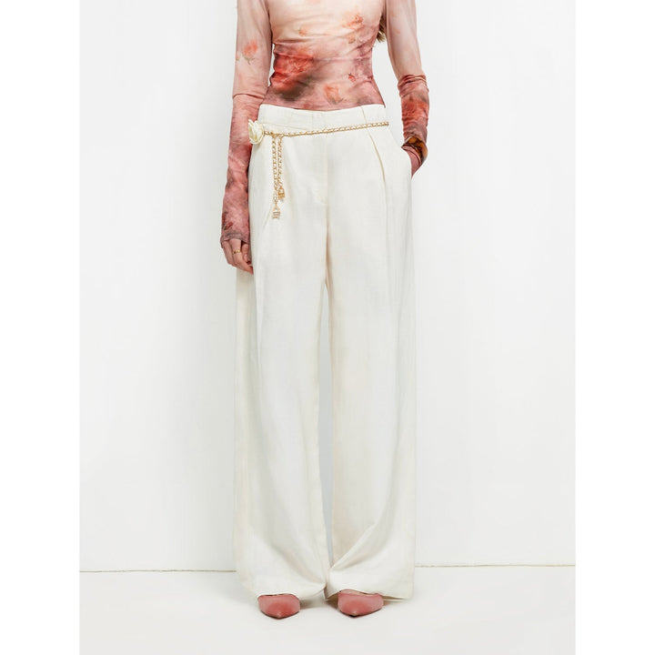 Acetate Linen Pants