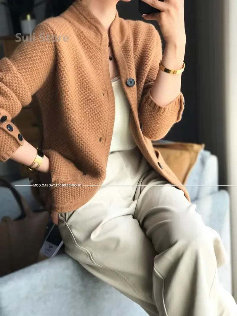 Autumn Winter New Thickened  Cardigan Jacket