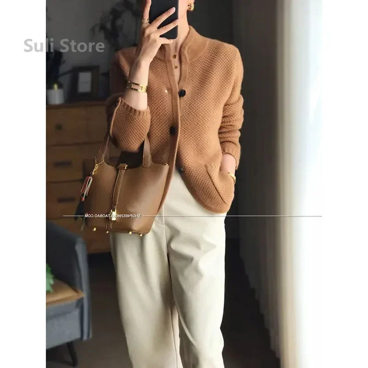 Autumn Winter New Thickened  Cardigan Jacket