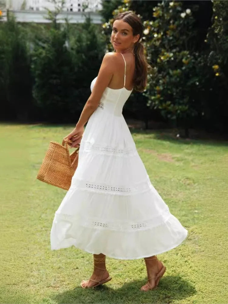 Boho Dress With Spaghetti Strap