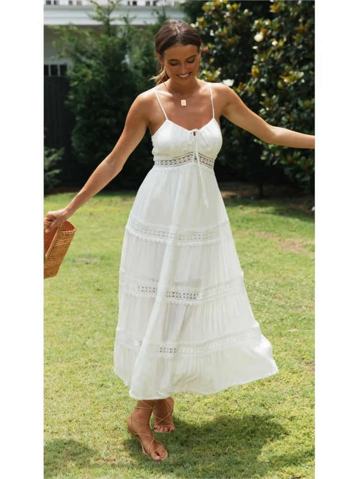 Boho Dress With Spaghetti Strap