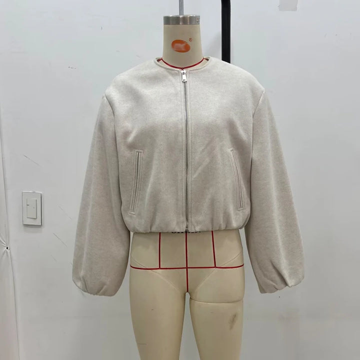 MUJER Fleece Bomber Jackets