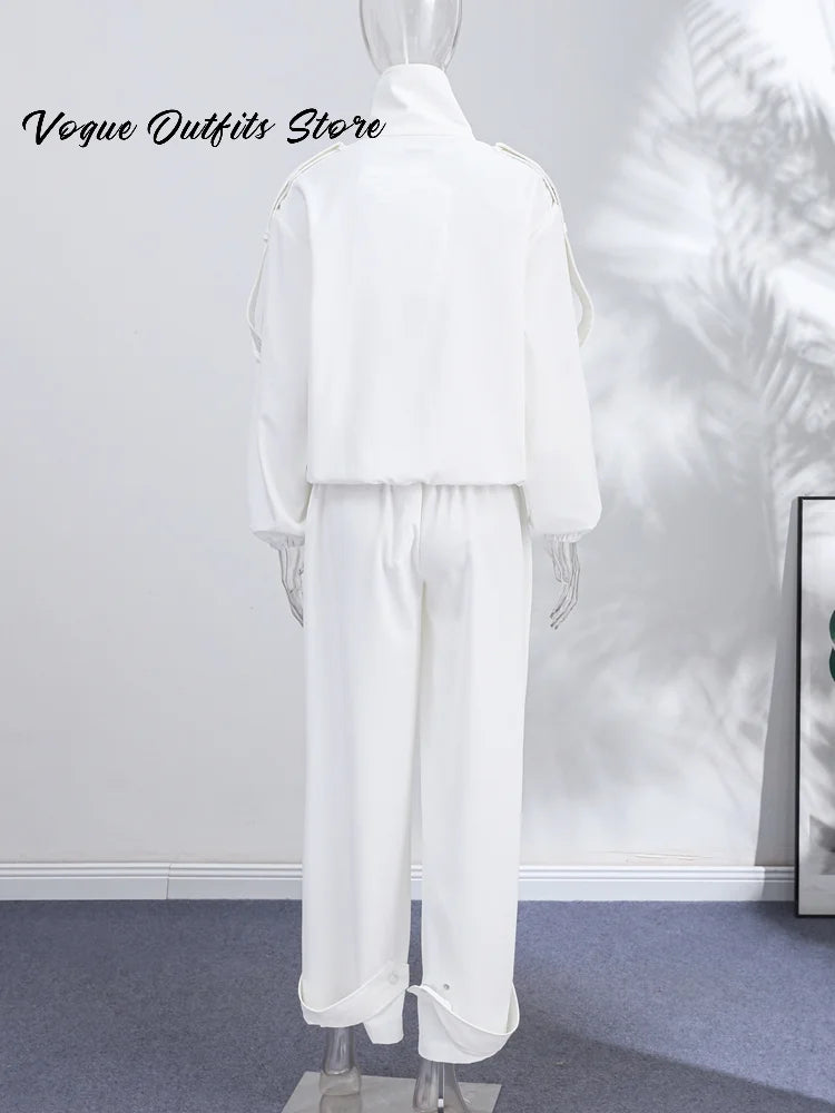 Loose Jacket Pants Set