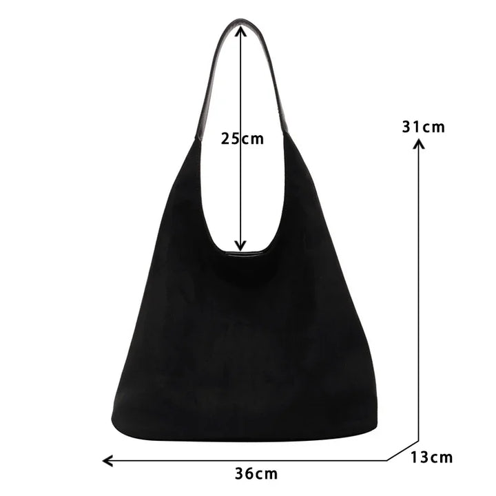 Suede Shoulder Bag
