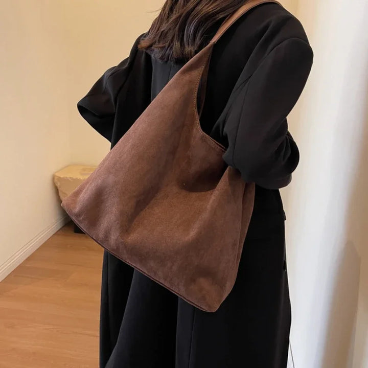 Suede Shoulder Bag