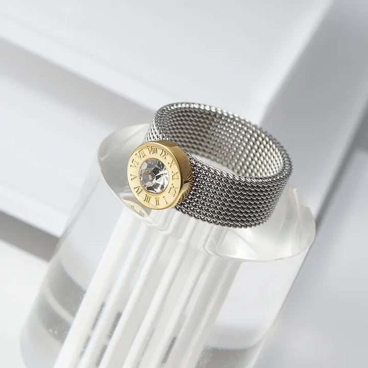 Gold Color Stainless Steel Ring