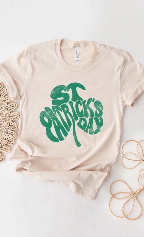 St Patricks Day Lucky Shamrock Graphic Tee