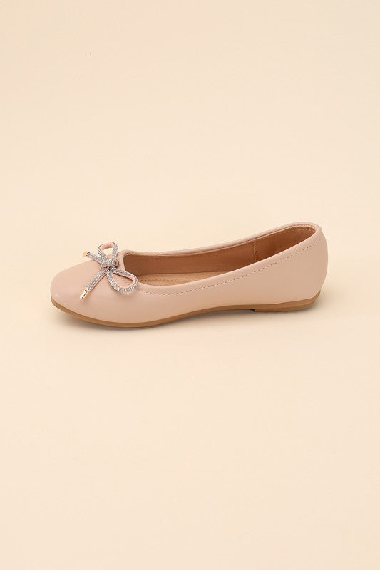 DOROTHY-77 Bow Ballet Flats - Shoes - Wild Willows Boutique - Massapequa, NY, affordable and fashionable clothing for women of all ages. Bottoms, tops, dresses, intimates, outerwear, sweater, shoes, accessories, jewelry, active wear, and more // Wild Willow Boutique.