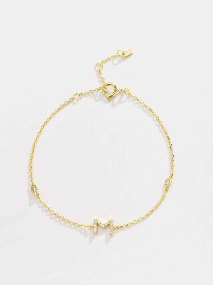 L To P Zircon 925 Sterling Silver Bracelet - Bracelets - Wild Willows Boutique - Massapequa, NY, affordable and fashionable clothing for women of all ages. Bottoms, tops, dresses, intimates, outerwear, sweater, shoes, accessories, jewelry, active wear, and more // Wild Willow Boutique.