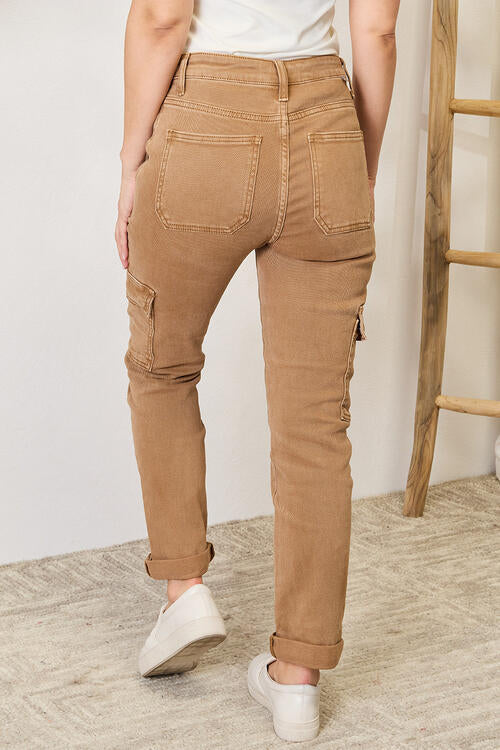 Risen Full Size High Waist Straight Jeans with Pockets -  - Wild Willows Boutique - Massapequa, NY, affordable and fashionable clothing for women of all ages. Bottoms, tops, dresses, intimates, outerwear, sweater, shoes, accessories, jewelry, active wear, and more // Wild Willow Boutique.