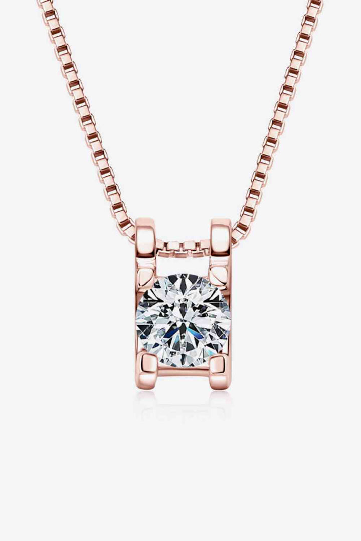 Moissanite 925 Sterling Silver Necklace - Necklace - Wild Willows Boutique - Massapequa, NY, affordable and fashionable clothing for women of all ages. Bottoms, tops, dresses, intimates, outerwear, sweater, shoes, accessories, jewelry, active wear, and more // Wild Willow Boutique.