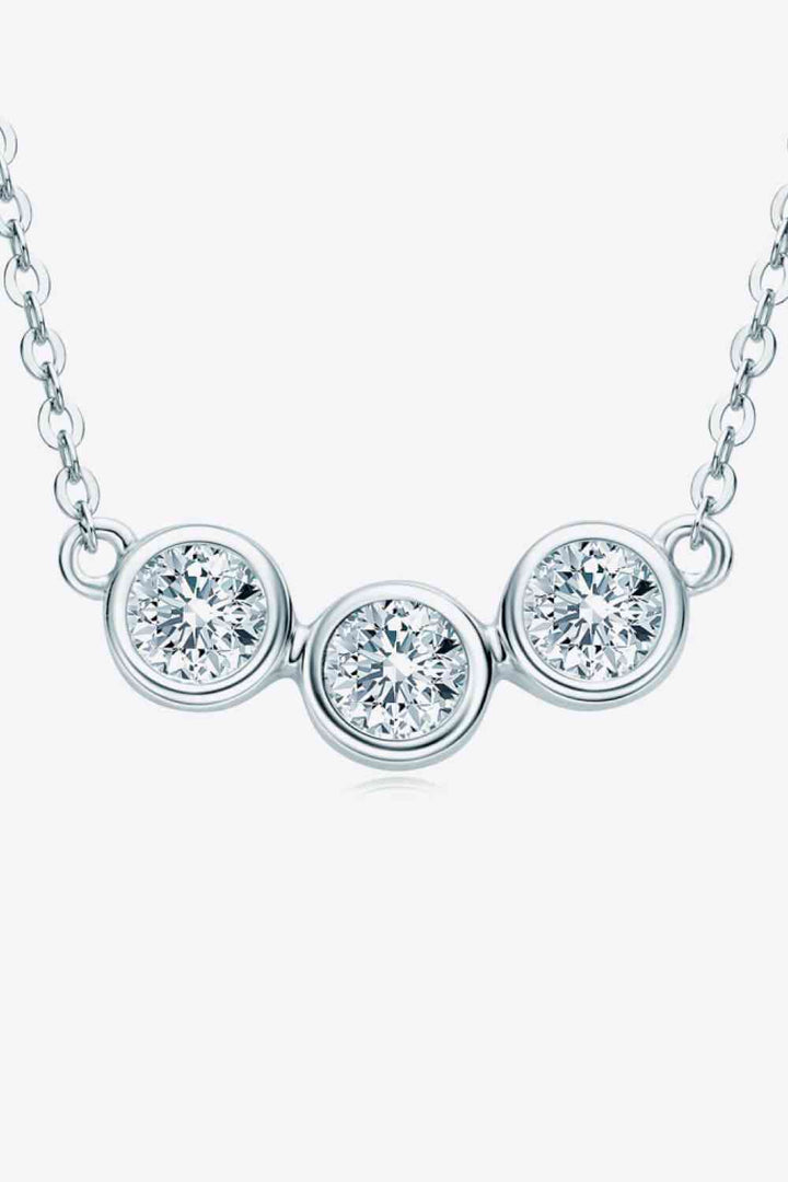 Find Your Center Moissanite Necklace - Necklace - Wild Willows Boutique - Massapequa, NY, affordable and fashionable clothing for women of all ages. Bottoms, tops, dresses, intimates, outerwear, sweater, shoes, accessories, jewelry, active wear, and more // Wild Willow Boutique.