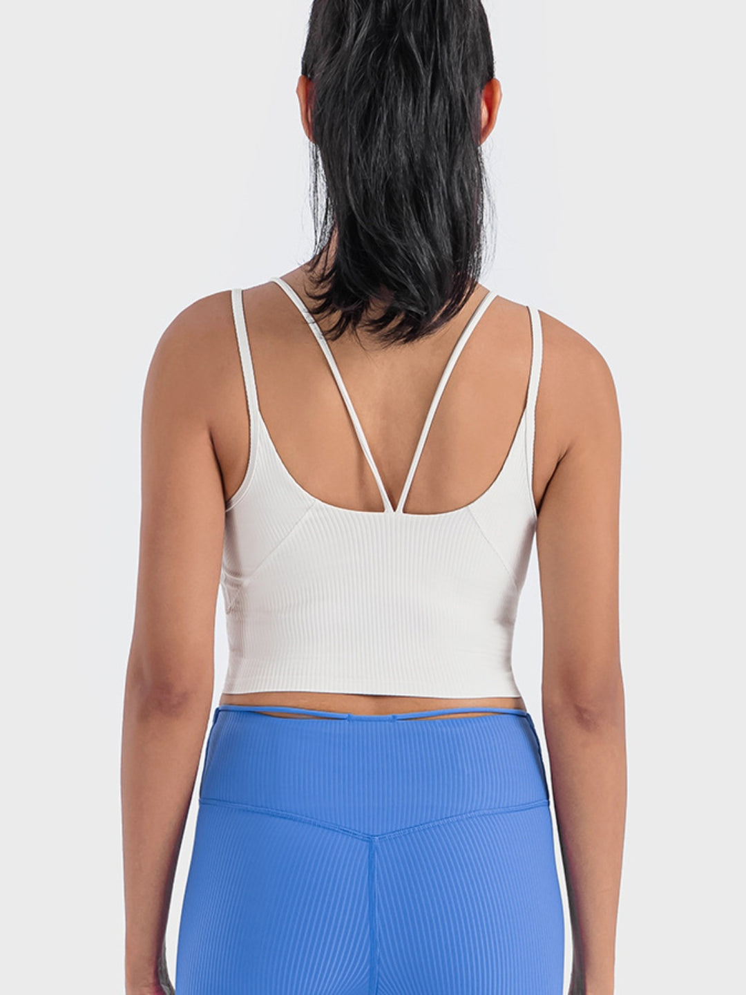 Double Strap Ribbed Sports Cami - sports Bra - Wild Willows Boutique - Massapequa, NY, affordable and fashionable clothing for women of all ages. Bottoms, tops, dresses, intimates, outerwear, sweater, shoes, accessories, jewelry, active wear, and more // Wild Willow Boutique.