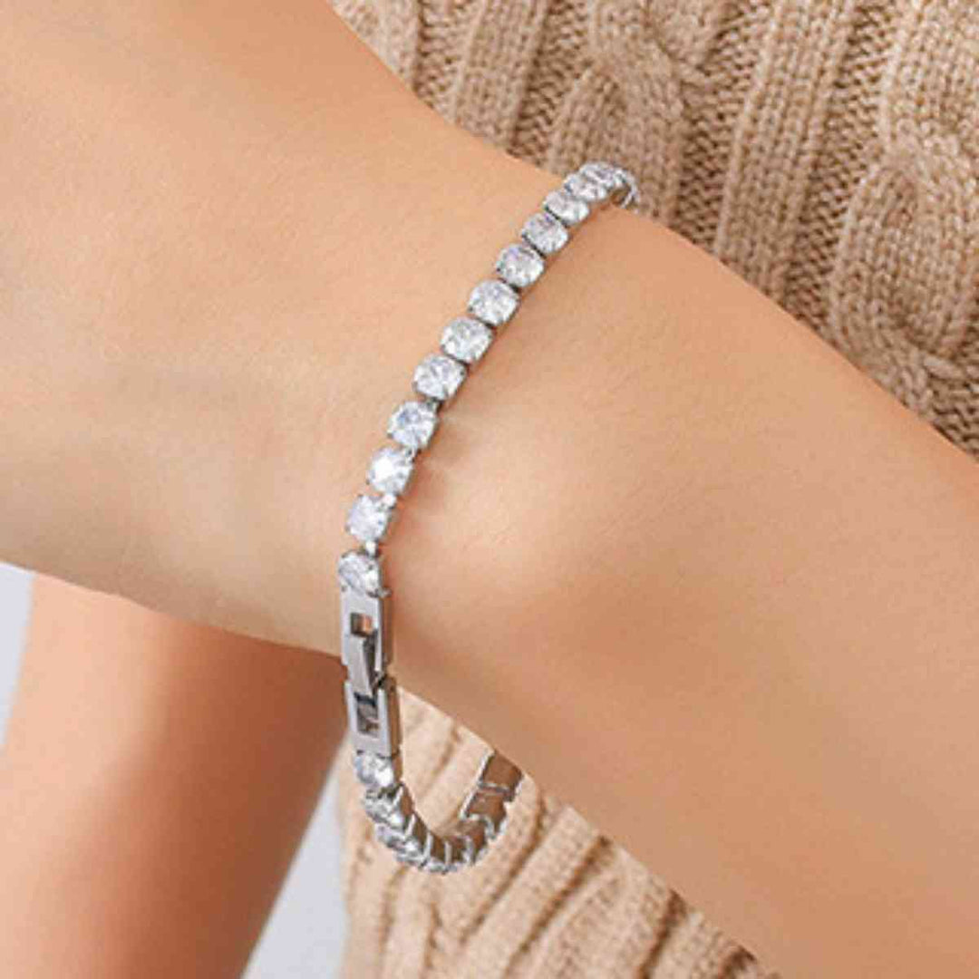 Titanium Steel Bracelet - Bracelet - Wild Willows Boutique - Massapequa, NY, affordable and fashionable clothing for women of all ages. Bottoms, tops, dresses, intimates, outerwear, sweater, shoes, accessories, jewelry, active wear, and more // Wild Willow Boutique.