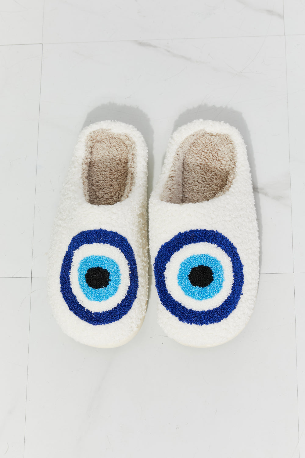 MMShoes Eye Plush Slipper - shoes - Wild Willows Boutique - Massapequa, NY, affordable and fashionable clothing for women of all ages. Bottoms, tops, dresses, intimates, outerwear, sweater, shoes, accessories, jewelry, active wear, and more // Wild Willow Boutique.