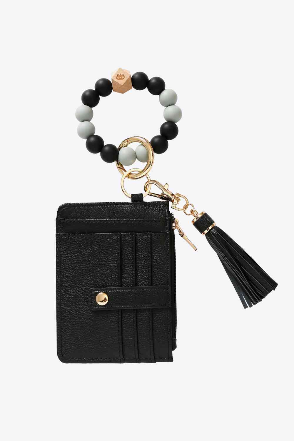 Beaded Bracelet Keychain with Wallet - Accessories - Wild Willows Boutique - Massapequa, NY, affordable and fashionable clothing for women of all ages. Bottoms, tops, dresses, intimates, outerwear, sweater, shoes, accessories, jewelry, active wear, and more // Wild Willow Boutique.