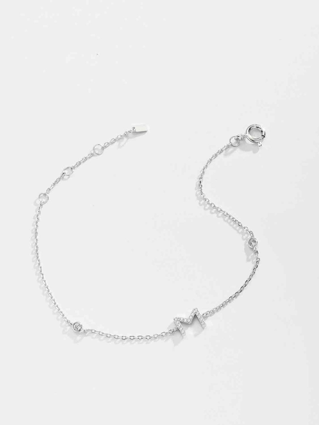 L To P Zircon 925 Sterling Silver Bracelet - Bracelets - Wild Willows Boutique - Massapequa, NY, affordable and fashionable clothing for women of all ages. Bottoms, tops, dresses, intimates, outerwear, sweater, shoes, accessories, jewelry, active wear, and more // Wild Willow Boutique.