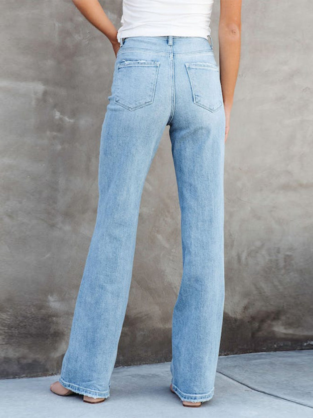 Washed Straight Leg Jeans - Jeans - Wild Willows Boutique - Massapequa, NY, affordable and fashionable clothing for women of all ages. Bottoms, tops, dresses, intimates, outerwear, sweater, shoes, accessories, jewelry, active wear, and more // Wild Willow Boutique.