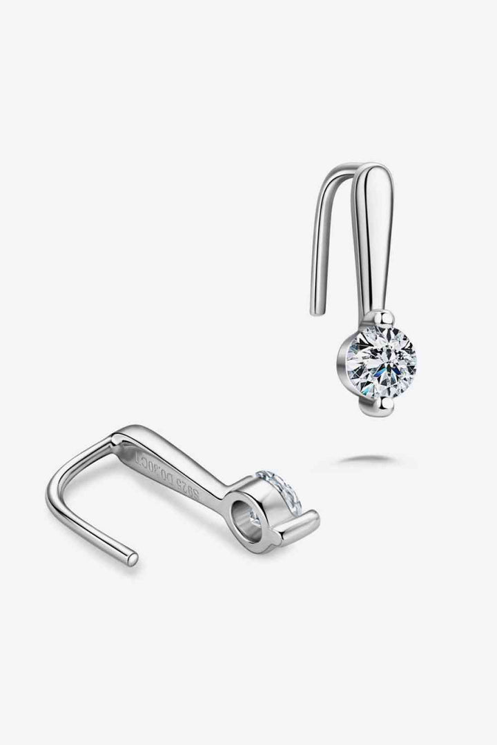 Moissanite 925 Sterling Silver Earrings -  - Wild Willows Boutique - Massapequa, NY, affordable and fashionable clothing for women of all ages. Bottoms, tops, dresses, intimates, outerwear, sweater, shoes, accessories, jewelry, active wear, and more // Wild Willow Boutique.