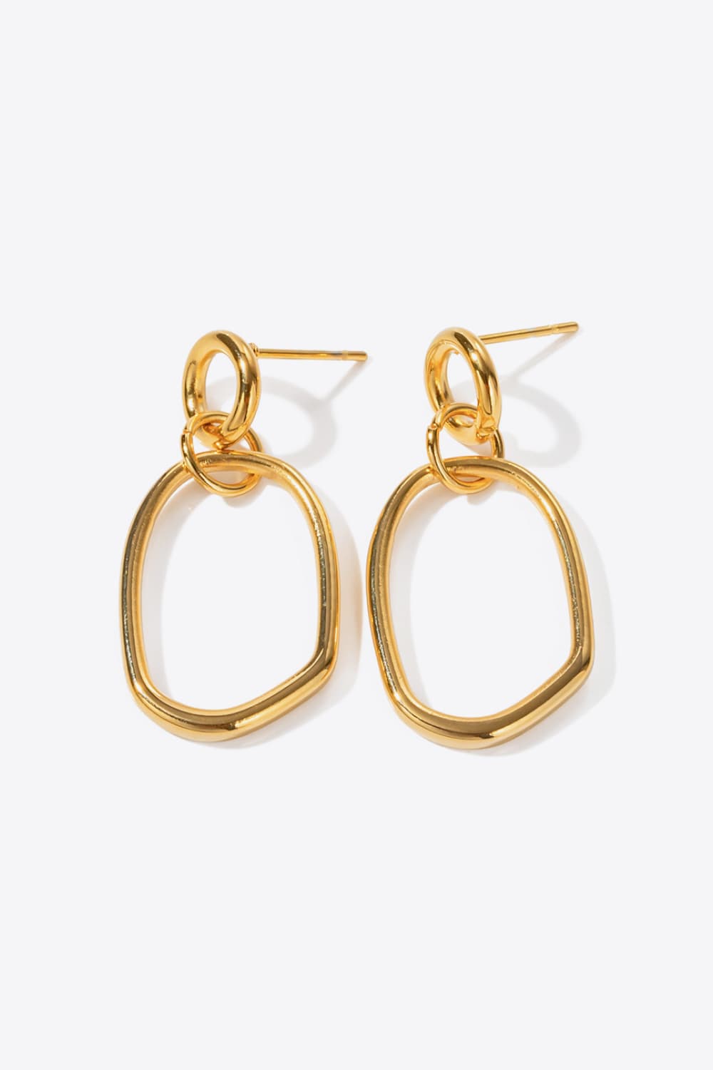 18K Gold-Plated Dangle Earrings - Earrings - Wild Willows Boutique - Massapequa, NY, affordable and fashionable clothing for women of all ages. Bottoms, tops, dresses, intimates, outerwear, sweater, shoes, accessories, jewelry, active wear, and more // Wild Willow Boutique.