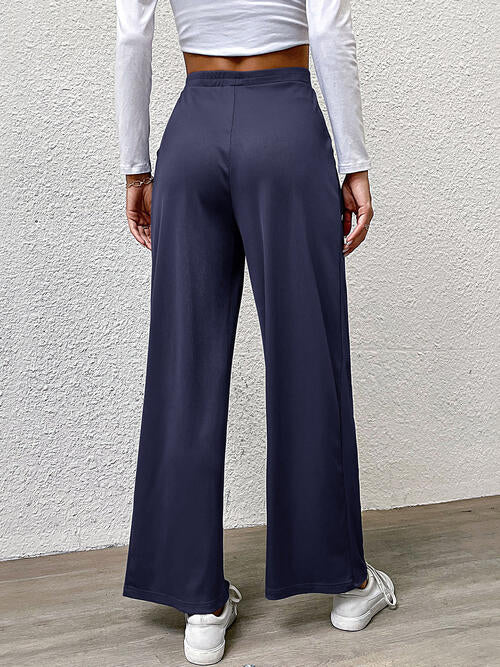 High Waist Straight Pants -  - Wild Willows Boutique - Massapequa, NY, affordable and fashionable clothing for women of all ages. Bottoms, tops, dresses, intimates, outerwear, sweater, shoes, accessories, jewelry, active wear, and more // Wild Willow Boutique.